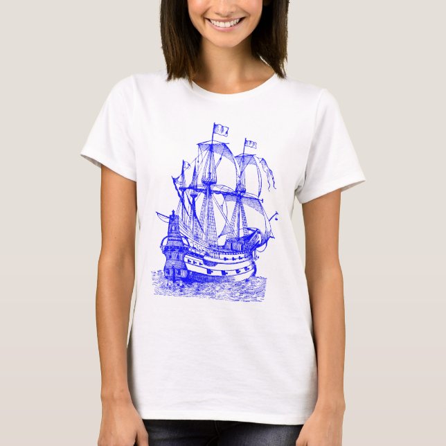 Gallion - Blau T-Shirt (Vorderseite)