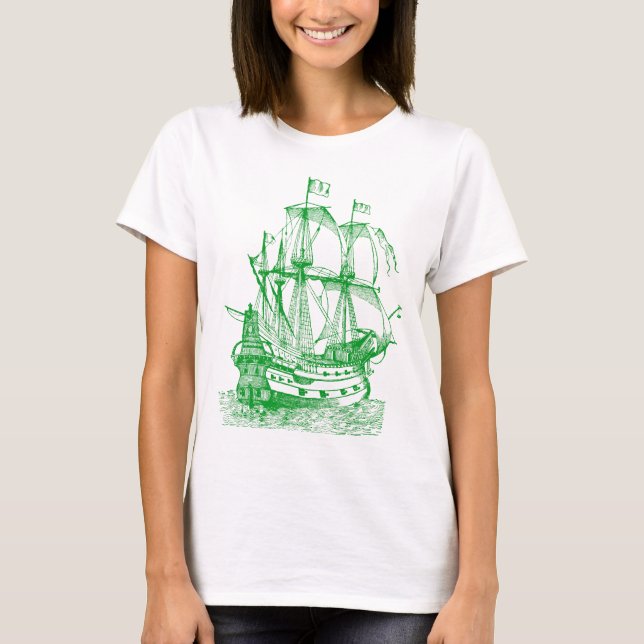 Gallion - Gras grün T-Shirt (Vorderseite)