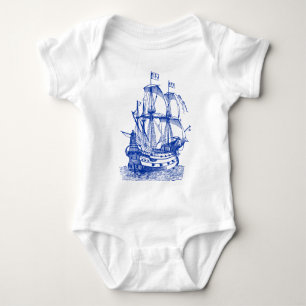 Gallion - Marine Baby Strampler