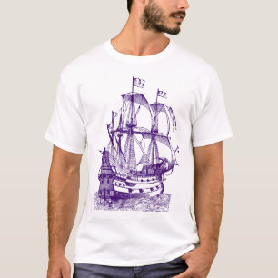 Gallion - Tief Lila T-Shirt