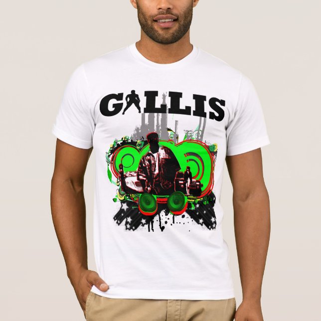 GALLIS Gewohnheitst-shirt T-Shirt (Vorderseite)