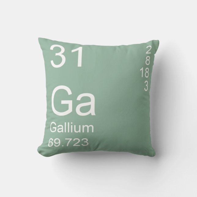 Gallium Kissen (Vorderseite)