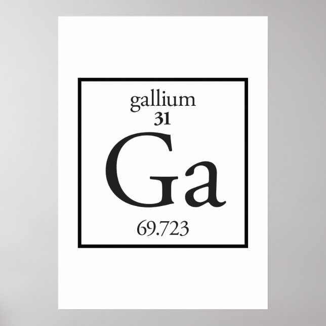 Gallium Poster (Vorne)