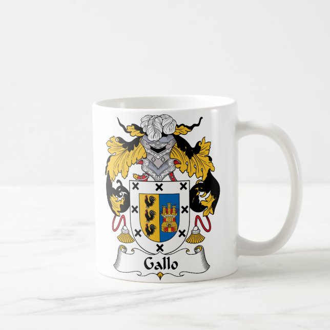 Gallo-Familienwappen Tasse (Rechts)