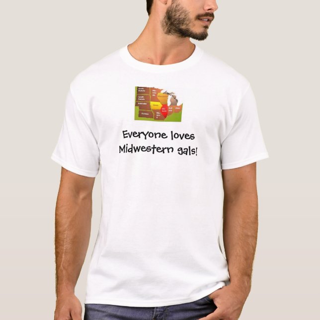 Gallonen des Mittelwestens T-Shirt (Vorderseite)