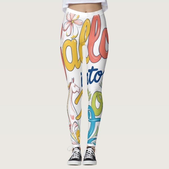 Gallop in Joy T - Shirt Leggings (Vorderseite)