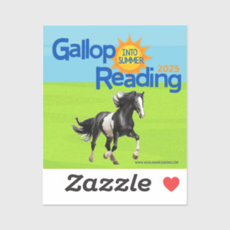Gallop in Summer Reading Sticker