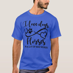 Gallop Pferde Racing Reitsport Redewendungen Farm T-Shirt