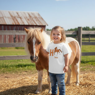 Galloping Alphabet Adventure H ist für Pferde T-Sh Kleinkind T-shirt