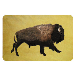 Galloping Bison Magnet