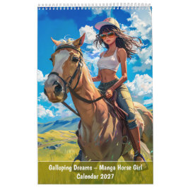 Galloping Dreams – Manga Pferdemädchen-Kalender Kalender