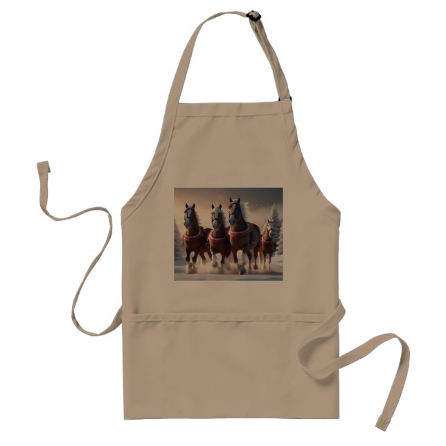 Galloping durch den Schnee: Die magischen Pferde d Schürze (Vorne)