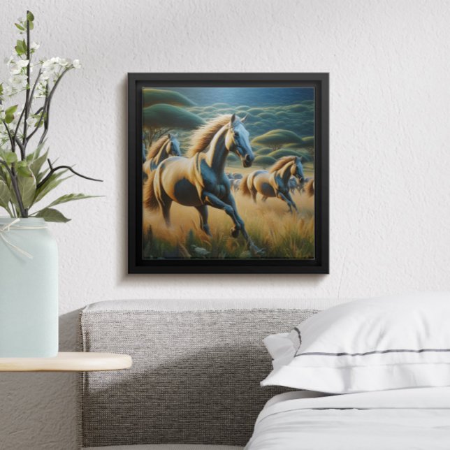 Galloping durch die Wiese Poster (Von Creator hochgeladen)