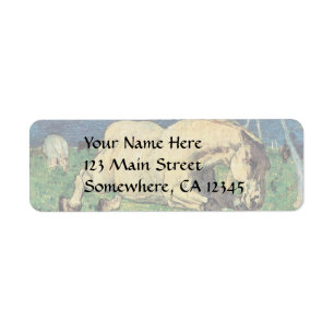 Galloping Horn von Giovanni Segantini, Vintage Kun