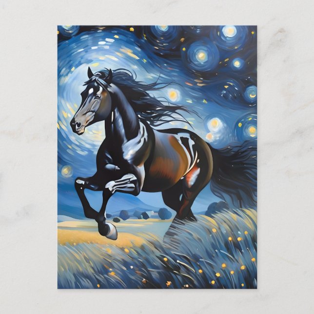 Galloping Horse Postkarte (Vorderseite)