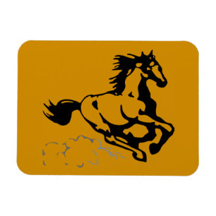 Galloping Horse Wild und frei Magnet
