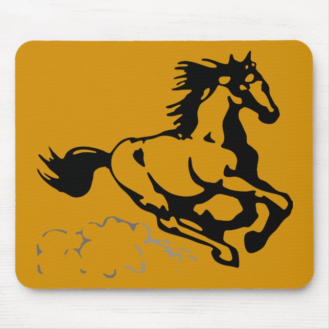 Galloping Horse Wild und frei Mousepad (Vorne)