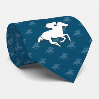 Galloping Horseman | Ocean Blue Sports Geschenke Krawatte