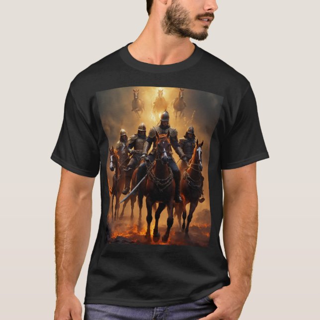"Galloping in Richtung Abgrund" T-Shirt (Vorderseite)