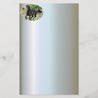 Galloping Kastanienpferd Briefpapier