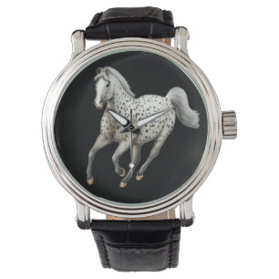Galloping Leopard Appaloosa Horse Watch Armbanduhr