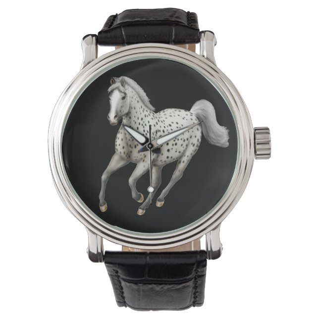 Galloping Leopard Appaloosa Horse Watch Armbanduhr