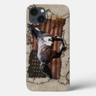Galloping Pinto Paint USA Pony Express Pferd Case-Mate iPhone Hülle