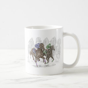 Galloping Race Pferde Kaffeetasse
