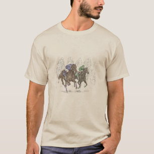 Galloping Race Pferde T-Shirt