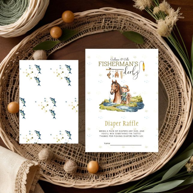 Gallops and Gills Fisherman's Derby Diaper Raffle Begleitkarte (Von Creator hochgeladen)