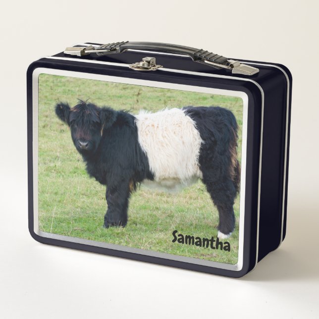 Galloway Calf Metal Lunchbox (Vorderseite)