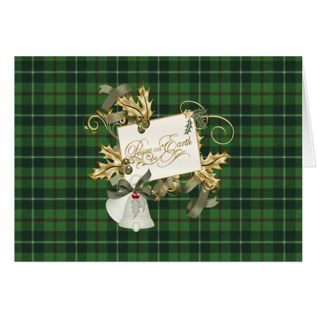 Galloway Junting Modern Tartan Weihnachten (Vorderseite (Horizontal))