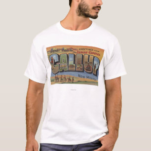 Gallup, New Mexiko - große Buchstabe-Szenen 2 T-Shirt