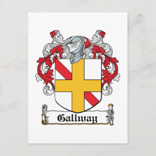 Gallway Familienwappen Postkarte