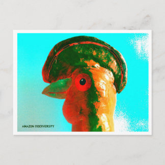 Galo da Serra ( Hahn des Felsens ) Postkarte