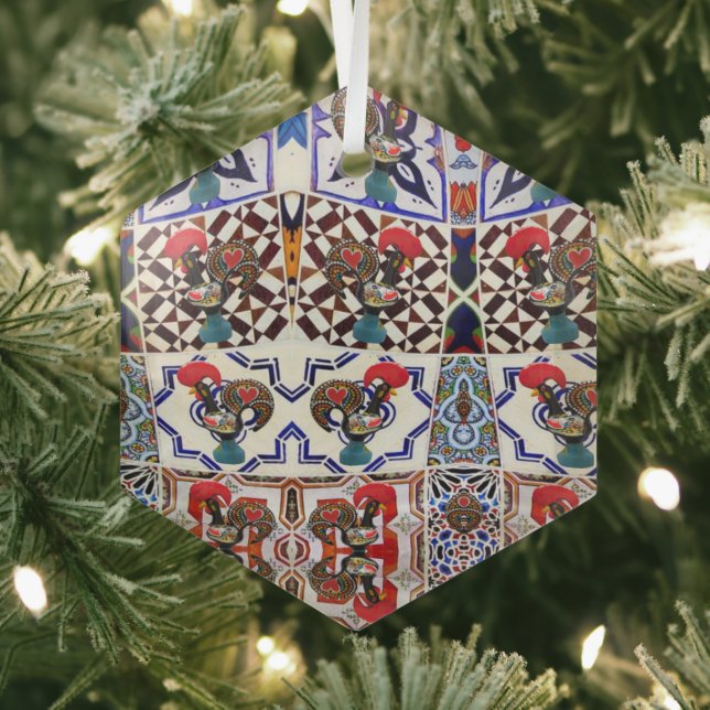 Galo de Barcelona Portugal Ornament Aus Glas (Insitu)