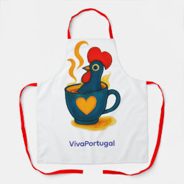 Galo de Barcelos Apron – Portuguese Rooster Pop Ar Schürze