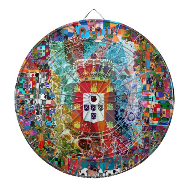 Galo de Barcelos, Portugal Dartscheibe (vorne)