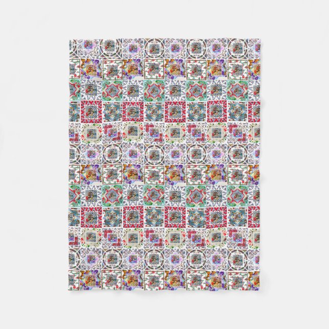 Galo de Barcelos, Portugal Fleecedecke (Vorderseite)