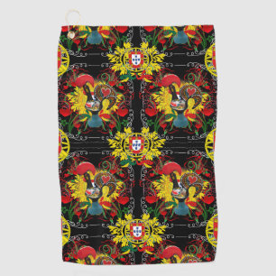 Galo de Barcelos, Portugal Golfhandtuch