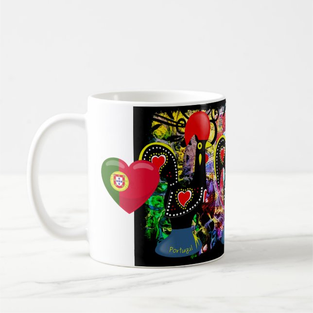 Galo de Barcelos, Portugal Kaffeetasse (Links)
