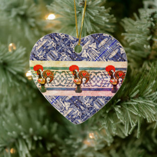 Galo de Barcelos, Portugal Keramik Ornament