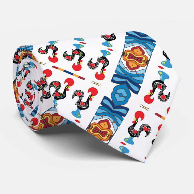 Galo de Barcelos, Portugal Krawatte (Gerollt)