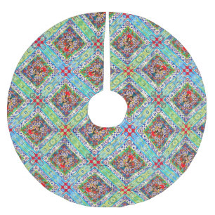 Galo de Barcelos, Portugal Polyester Weihnachtsbaumdecke