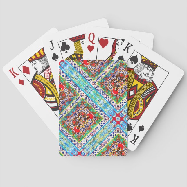 Galo de Barcelos, Portugal Spielkarten (Rückseite)