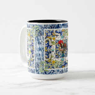 Galo de Barcelos, Portugal Zweifarbige Tasse