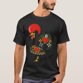 Galo de Barcelos - Portugiesisches Rooster-Design T-Shirt