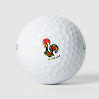 Galo de Barcelos portugiesisches Rooster Golfball