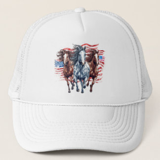 Galopp Freiheit Truckerkappe