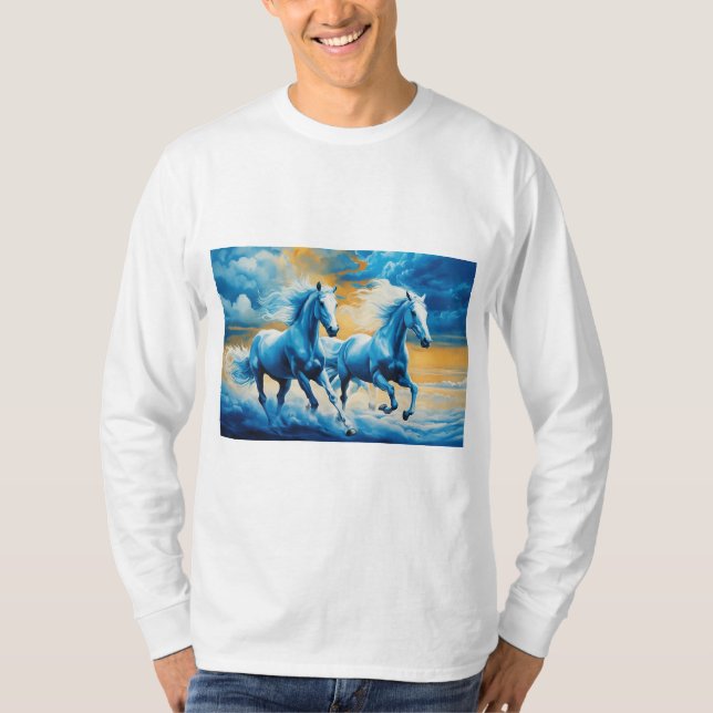 Galopp-Hooves: Inspiriert durch die Natur T-Shirt (Vorderseite)